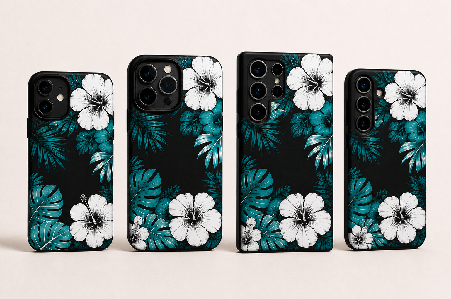 Hibiscus & Monstera Mapamoli phone case