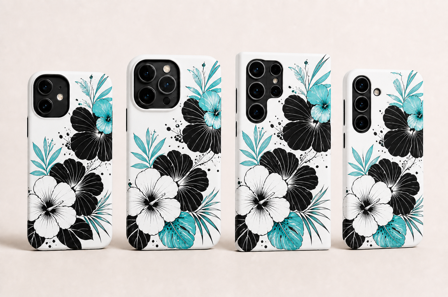 Hibiscus White Mapamoli phone case