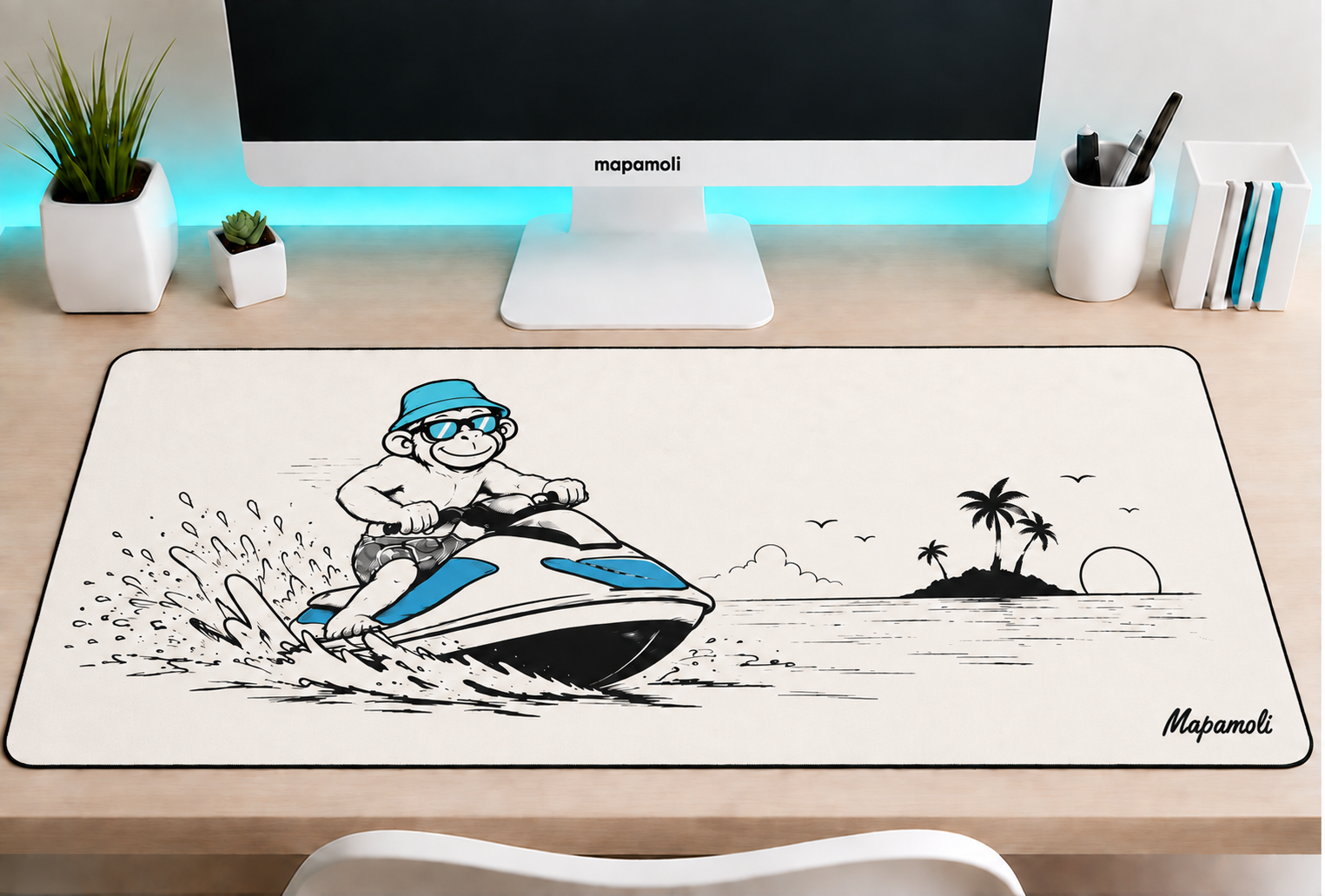 Jetski Mapamoli desk mat