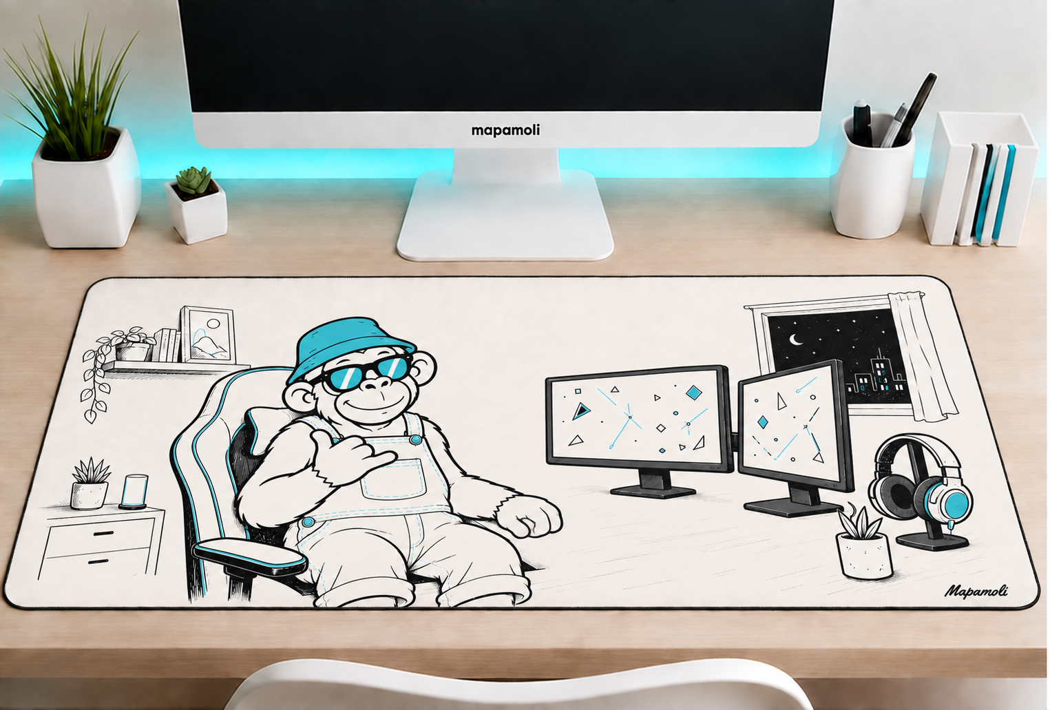 Gaming Mode II Mapamoli desk mat