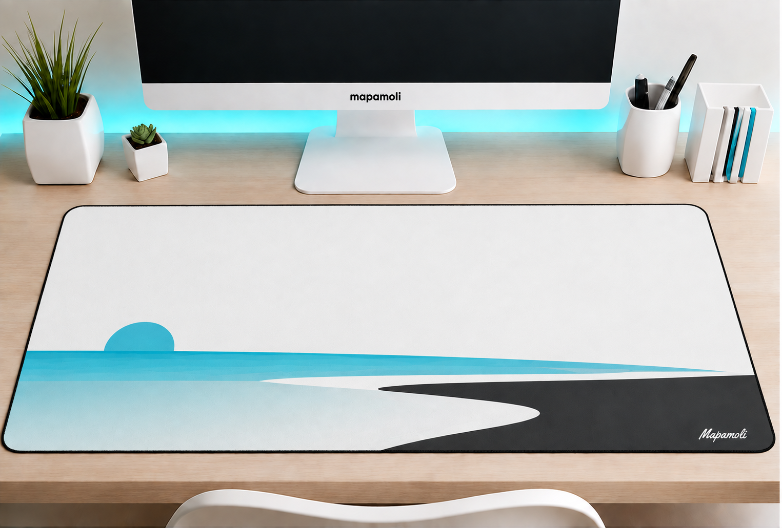 Beach Mapamoli desk mat