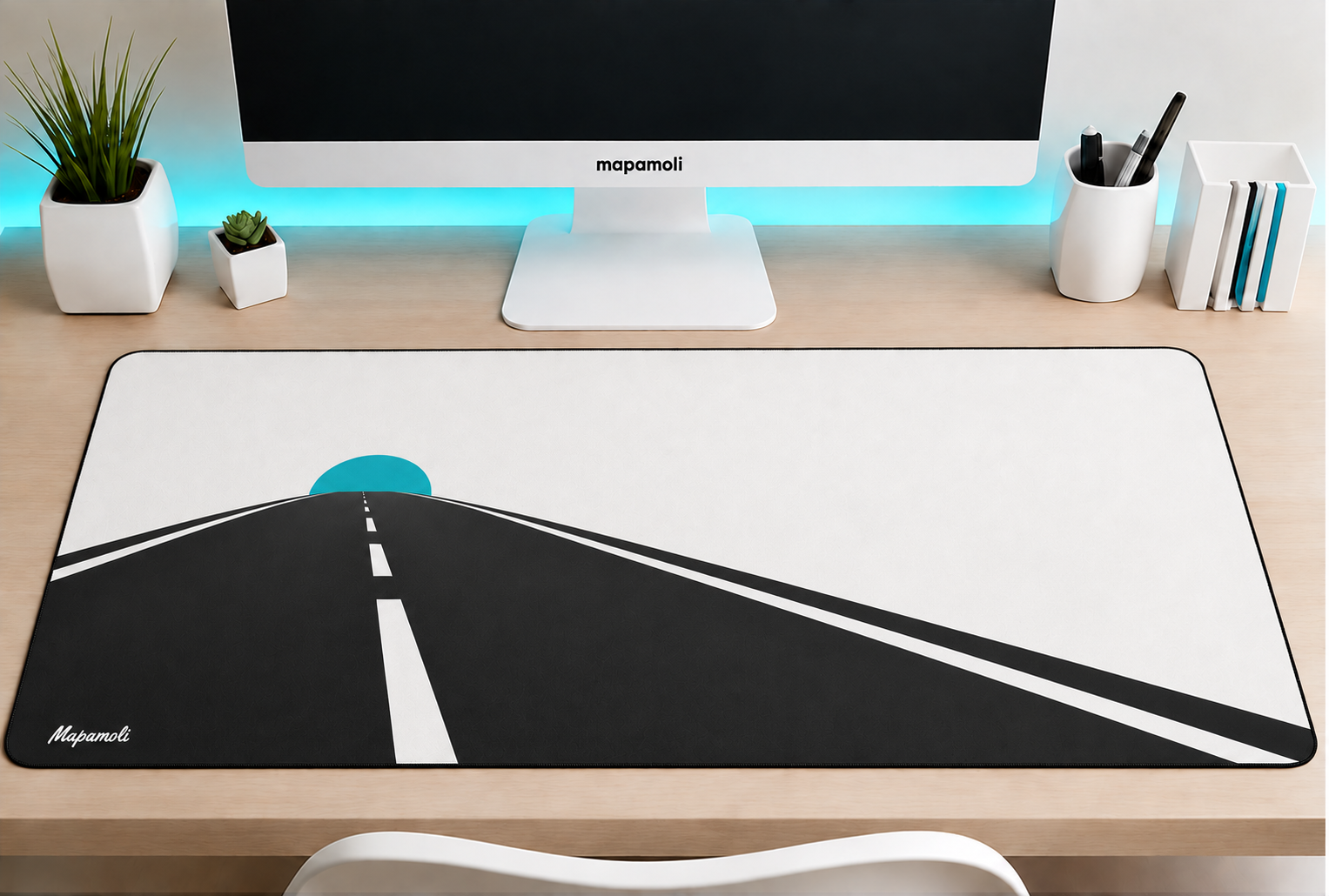 Lonely Road Mapamoli desk mat