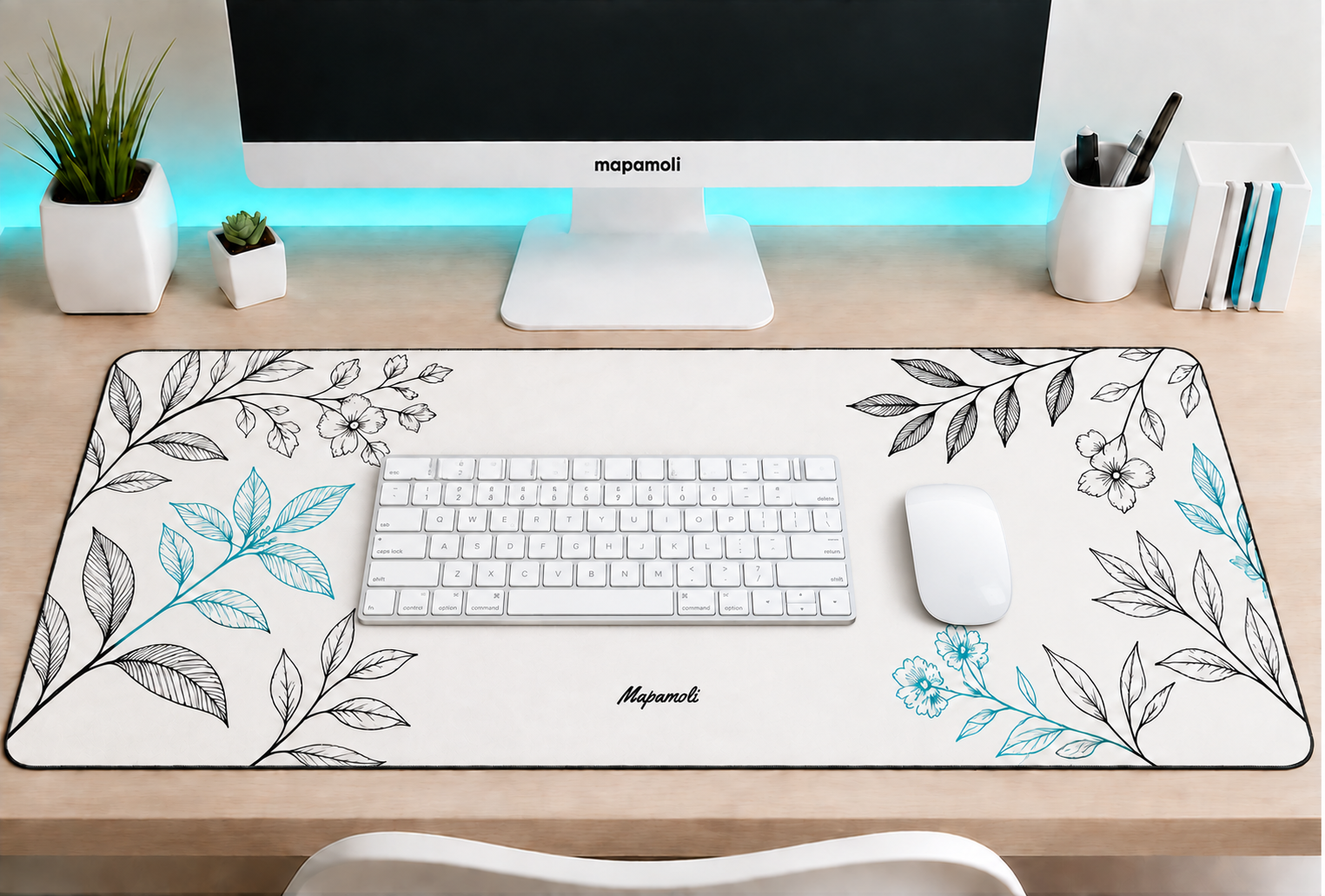 Leaves Mapamoli desk mat