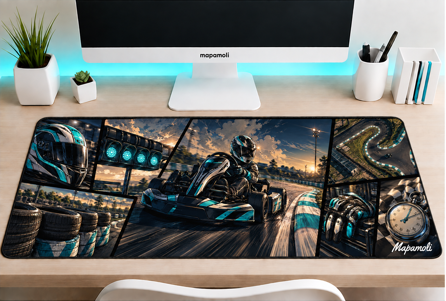 Racer Mapamoli desk mat