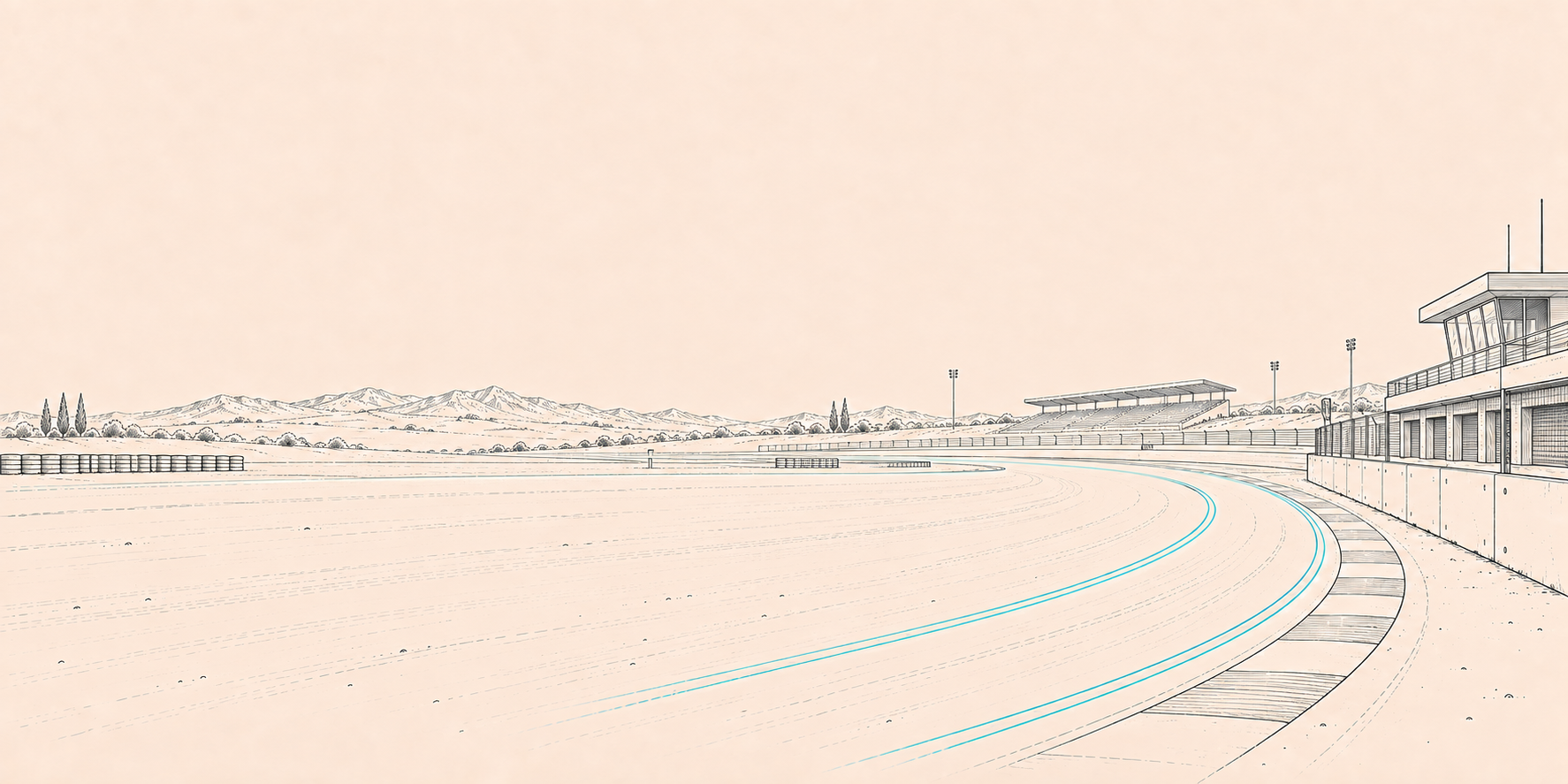 Race Track setting